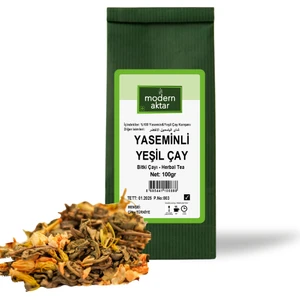 Modern Aktar Yaeminli Yeşil Çay 100 gr