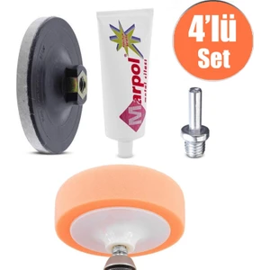 Metal Parlatma Cilası Pasta Cila Polisaj Jant Parlatıcı 200 gr (4'lü Set)