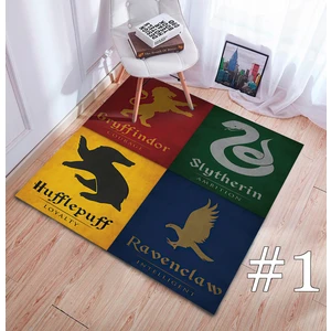 Harry Potter Halısı Çocuk Genç Odası Halısı Hogwarts Binaları Harry Potter Grupları Dijital Baskı