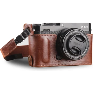 Fujifilm X-E4 Gerçek Deri Yarım Kamera Çantası