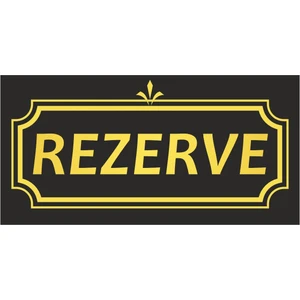 Cafe Restoran Rezerve Yazısı Masa Rezerve Levhası