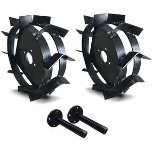 Çapa Makinaları Demir Teker ve Aks Takımı 400X8-32 mm