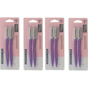 Profesyonel 2'Li Kaş Usturası 4 Paket Set