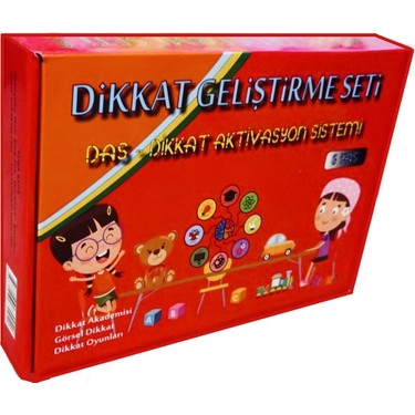 Dikkat Geliştirme Seti 6 Yaş ( 5 kitap) - Çetin Özbey Kitabı