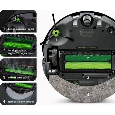 iRobot Roomba Combo J7 Robot Süpürge Ve Paspas Fiyatı