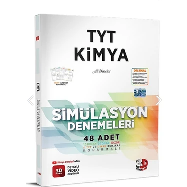 3D Yayınları TYT 2025 Simülasyon Kimya