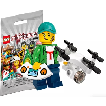 LEGO 71027 Minifigür Seri 20 16 - Drone Boy Minifigür Fiyatı