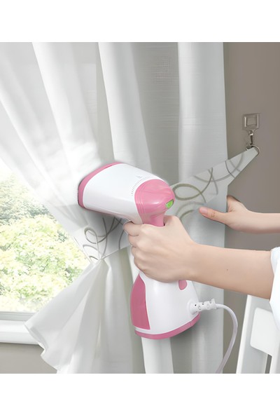 Kiwi Ksı 6450 Portatif Buharlı Kırışık Giderici Dikey Ütü 1200W - Pembe