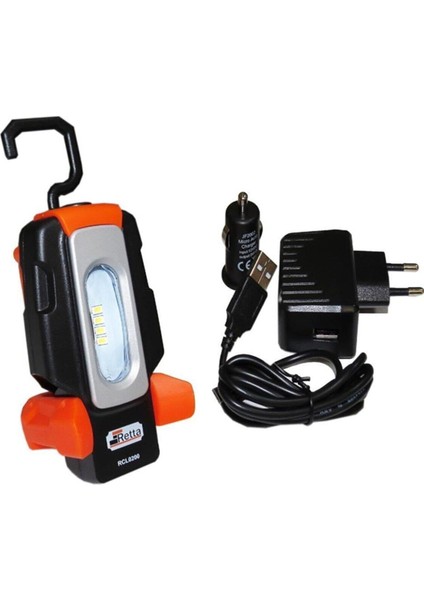 Şarjlı LED Çalışma Lambası 200 Lumen RCL0200