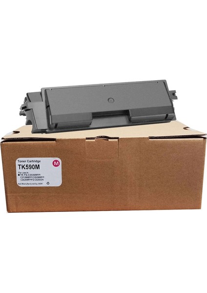 Kyocera TK590-TK591-TK592-TK594-C2026-C2126M-C5250 Kırmızı Muadil Toner 5000 Sayfa