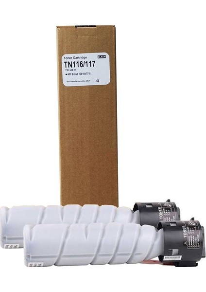 Minolta TN116-TN117-BIZHUB 164-184-7718-A1UC050 Siyah Muadil Toner 5000 Sayfa