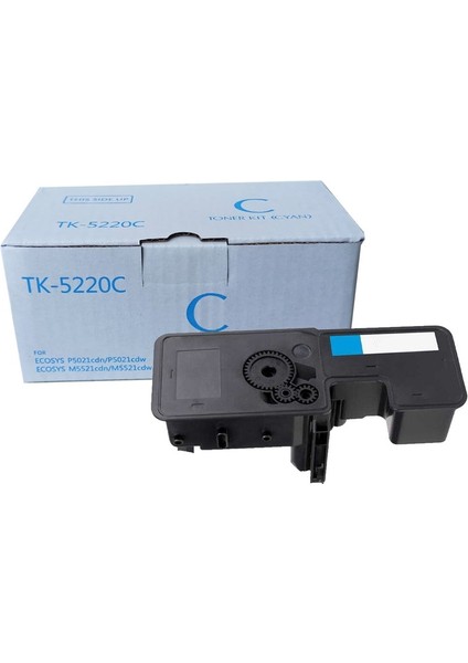 Kyocera TK-5220 Ecosys P5021-M5521 Mavi Muadil Toner 1200 Sayfa