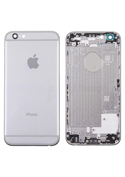 Apple iPhone 6 Arka Kapak Kasa Pil Kapağı Gri Orijinal