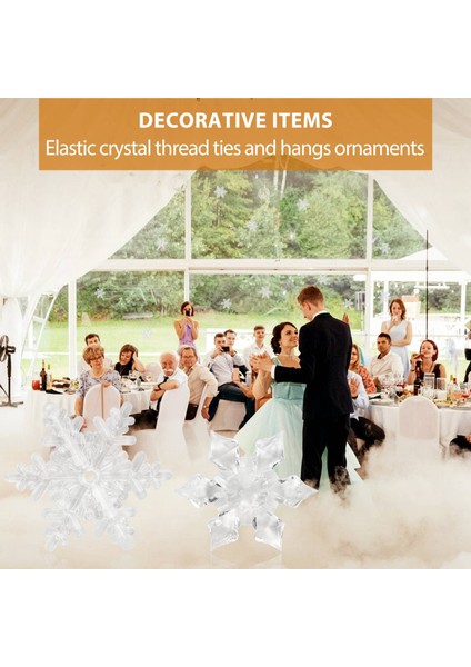 40 Adet Kar Tanesi Saçağı Noel Süsleri Yeni Yıl Süsleri Kristal Noel Ağacı Şeffaf Süsler (Yurt Dışından) fiyatları