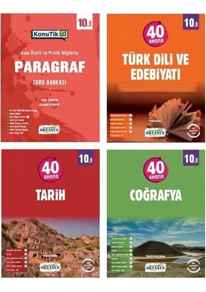 10. Sınıf 40 Seans Edebiyat- Tarih- Coğrafya- Konutik Paragraf Konu Anlatım Soru