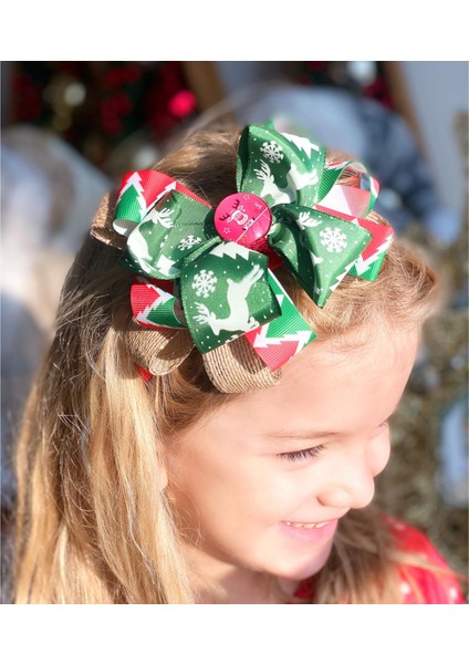 Yılbaşı Özel Christmas Cam Broşlu Geyikli Çam Ağaçlı Hasır Lüks Fiyonk Saten Taç Yetişkin Çocuk Tacı fiyatları