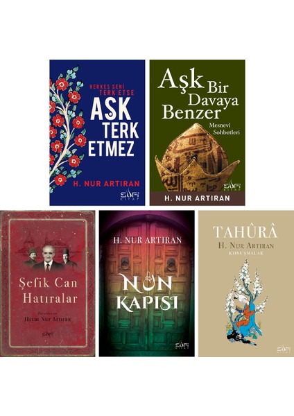 H. Nur Artıran 5 Kitap Set