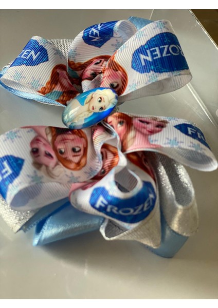 Elsa Gökkuşağı Kız Çocuk Bebek Doğum Günü Hediye Pensli Toka