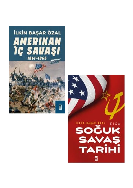 Amerikan Iç Savaşı + Soğuk Savaş Tarihi 2 Kitap Set - Ilkin Başar Özal