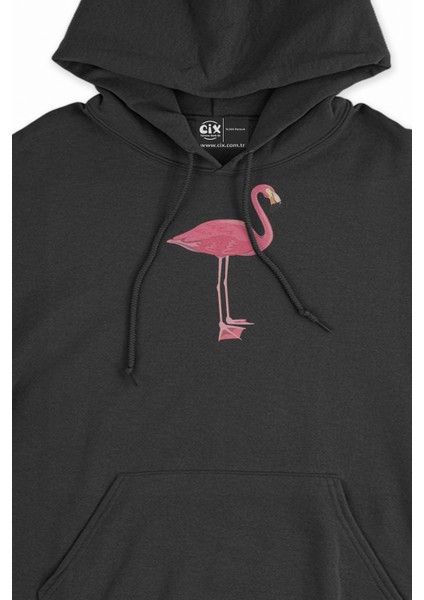 Filamingo Tasarım Siyah Sweatshirt Hoodie fiyatları