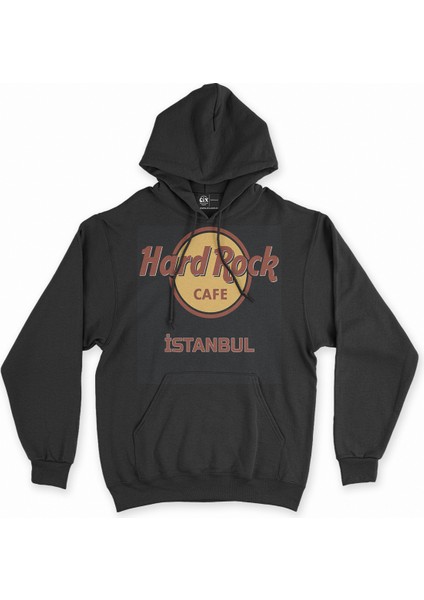 Hard Rock Cafe Istanbul Siyah Sweatshirt Hoodie