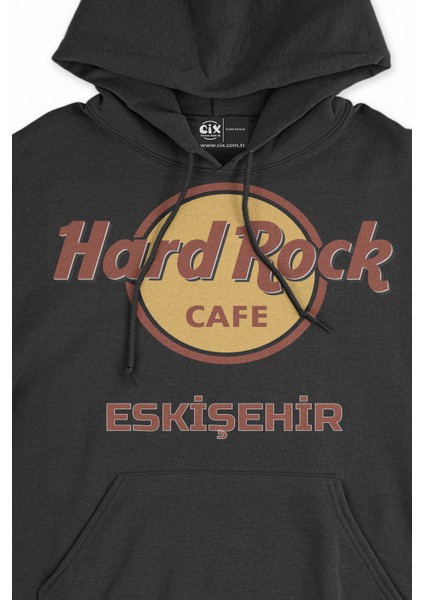 Hard Rock Cafe Eskişehir Siyah Sweatshirt Hoodie