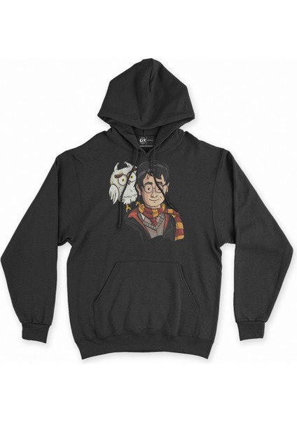 Harry Potter Hedwig Siyah Sweatshirt Hoodie
