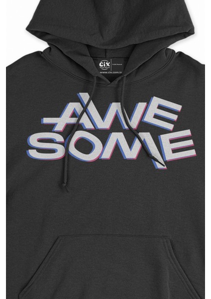 Awesome Siyah Sweatshirt Hoodie fiyatları