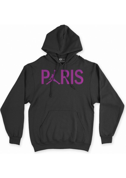 Paris Jordan Siyah Sweatshirt Hoodie