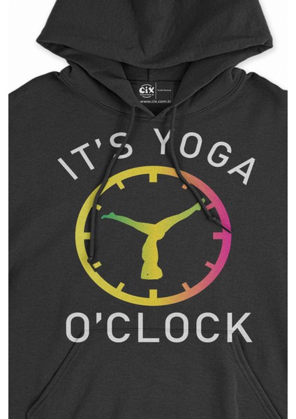 Yoga Zamanı Siyah Sweatshirt Hoodie fiyatları