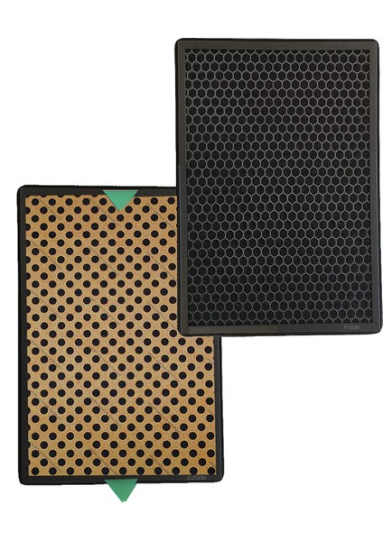 / Sharp KC-C100 E-W-S-C Hava Temizleyici Uyumlu Hepa + Karbon Birleşik Filtre
