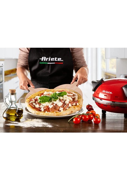 909 Pizza Fırını, 400 Derece, 4 Dakikada Pizza Pişirir, 33 cm Çap Refrakter Taş Tabak, 1200 Watt, 30 Dakika Zamanlayıcı modelleri