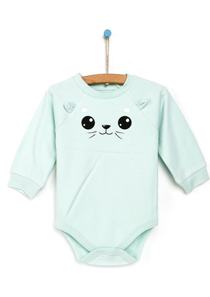 HelloBaby Kulaklı Sevimli Hayvanlar Uzun Kol Body Unisex