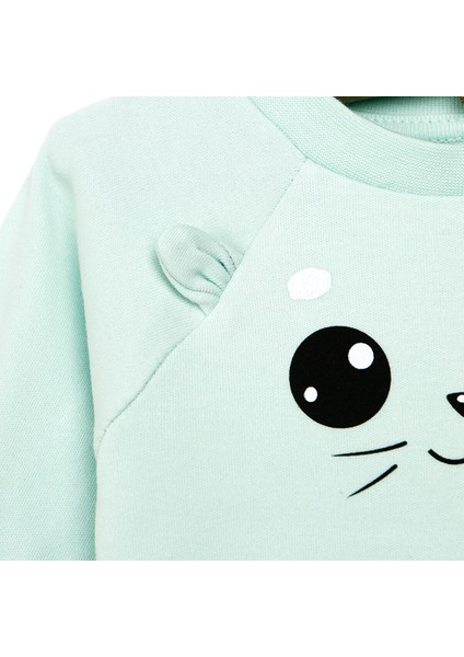 HelloBaby Kulaklı Sevimli Hayvanlar Uzun Kol Body Unisex