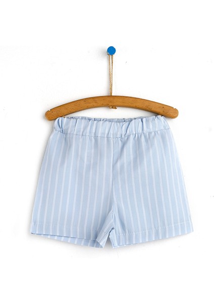 Basic Kız Bebek Çizgili Şort Kız Bebek