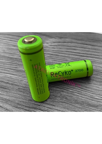 Çocuk Oyuncaklar Kumandalar Fotoğraf Makinesi Radyo Saat Xbox Joistik Için Şarz Edilebilir - Gp 2700 Ince Şarjlı Pil 2700 Mah 2'li Paket Aa Kalem Pil 2700 Mah 1 Kart 2 Adet