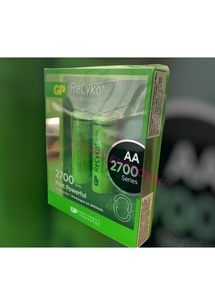 Çocuk Oyuncaklar Kumandalar Fotoğraf Makinesi Radyo Saat Xbox Joistik Için Şarz Edilebilir - Gp 2700 Ince Şarjlı Pil 2700 Mah 2'li Paket Aa Kalem Pil 2700 Mah 1 Kart 2 Adet modelleri