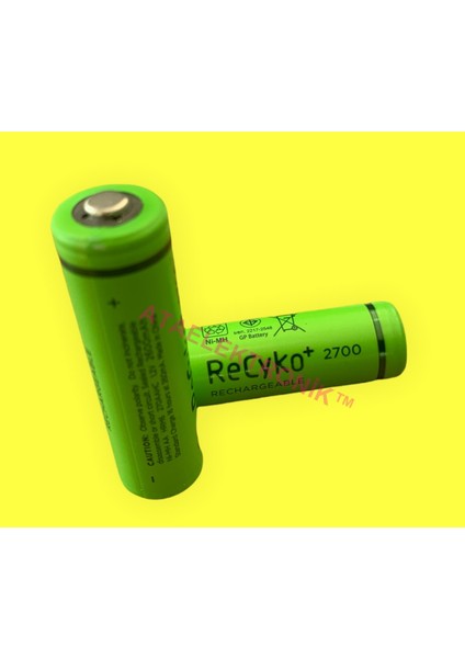 Çocuk Oyuncaklar Kumandalar Fotoğraf Makinesi Radyo Saat Xbox Joistik Için Şarz Edilebilir - Gp 2700 Ince Şarjlı Pil 2700 Mah 2'li Paket Aa Kalem Pil 2700 Mah 1 Kart 2 Adet fırsatları