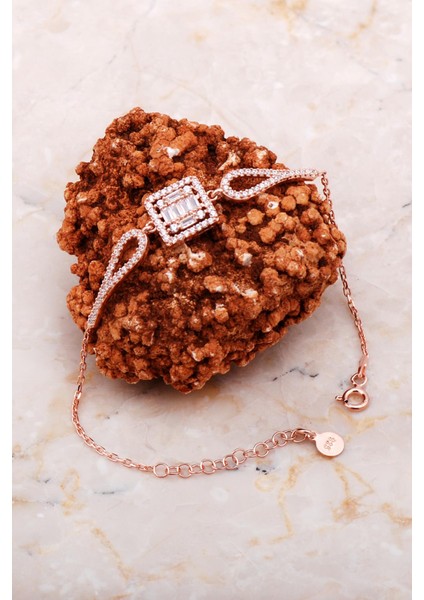 Baget Rose Gümüş Bileklik 4173