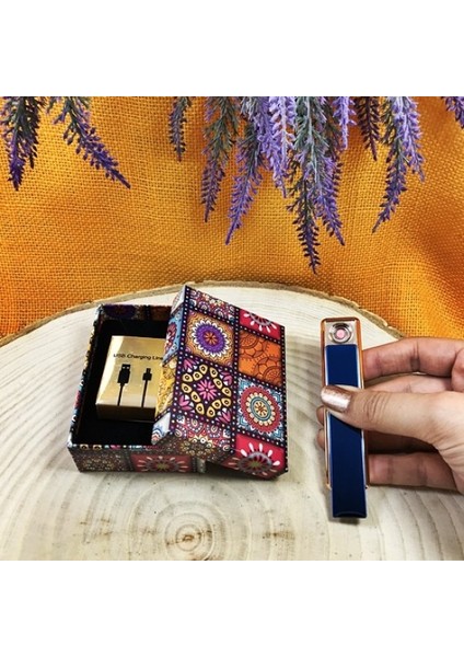 Kişiye Özel Isim Yazılabilir USB Şarjlı Alevsiz Çakmak