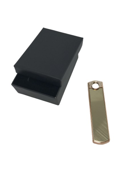 Kişiye Özel Alevsiz USB Şarj Edilebilir Çakmak Şarjlı USB Kızaklı Çakmak