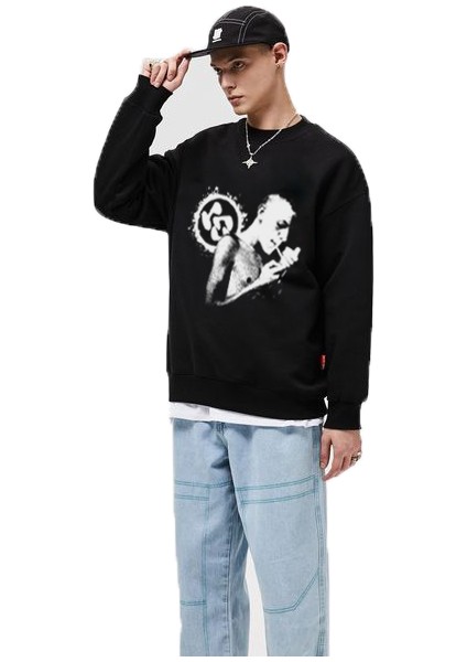 Punk Gothic Oversize Sweatshirt - Xl
