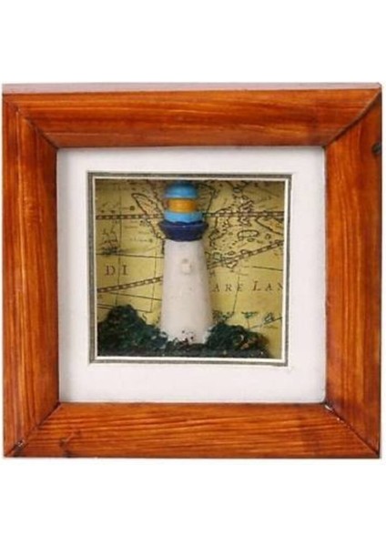 Denizcilik › Denizcilik Grubu › Marine Aksesuar-Z&a Beyaz-Mavi Fener Küçük PANO>>10X10 Cm.