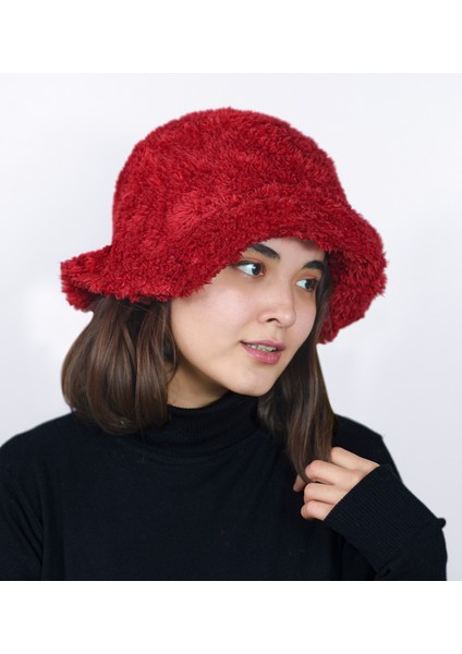Peluş Bucket Şapka