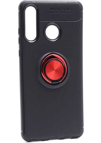 Huawei P30 Lite Kılıf Kamera Çıkıntılı Renkli Yüzüklü Standlı Mıknatıslı Kapak (Ravel) fiyatları
