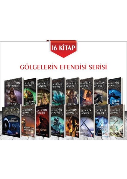 Gölgelerin Efendisi 16 Kitap Set - John Flanagan