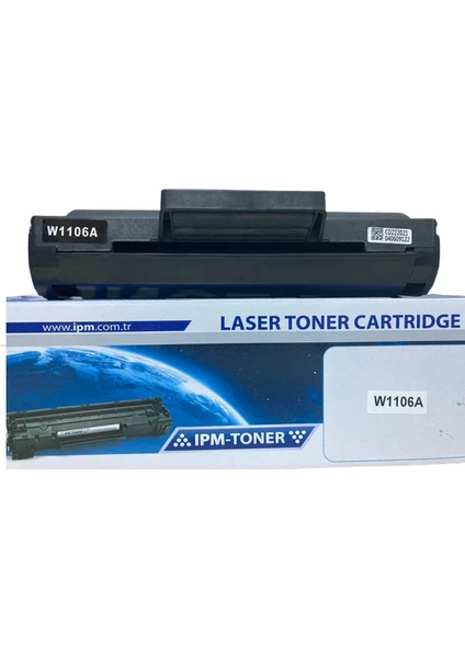 HP W1106A 106A Uyumlu Muadil Toner Çipsiz MFP 135A / 107A / 107W / 135W / 137fnw