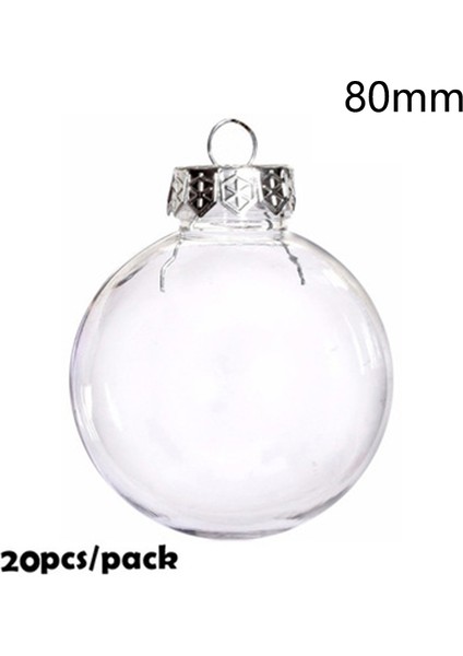 Şeffaf Noel Topları Plastik Temizle Dıy Asılı Top Biblo Süsler Ev Noel Ağacı Için Noel Süslemeleri (Yurt Dışından) modelleri