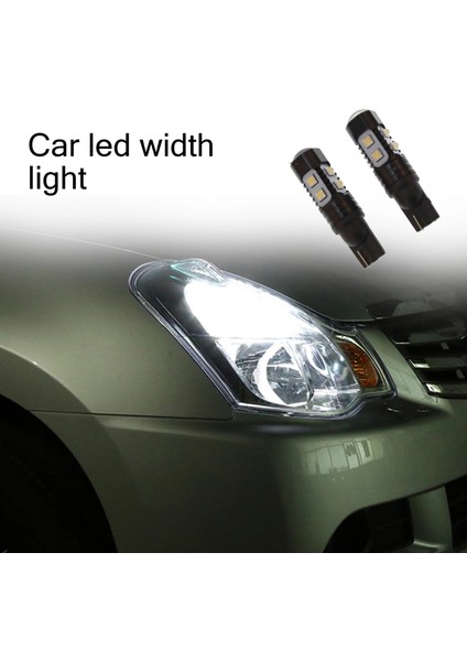 2 Adet T10 LED Ampuller Canbus Sis Lambası 10 W 10SMD 921 912 6000 K Otopark Işık Dönüş Sinyali Lambası Yedekleme Ters Ampuller (Yurt Dışından) indirimleri