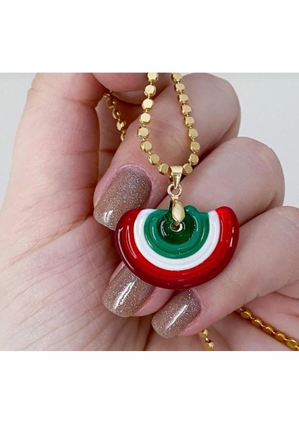 Murano Yılbaşık Kolyesi